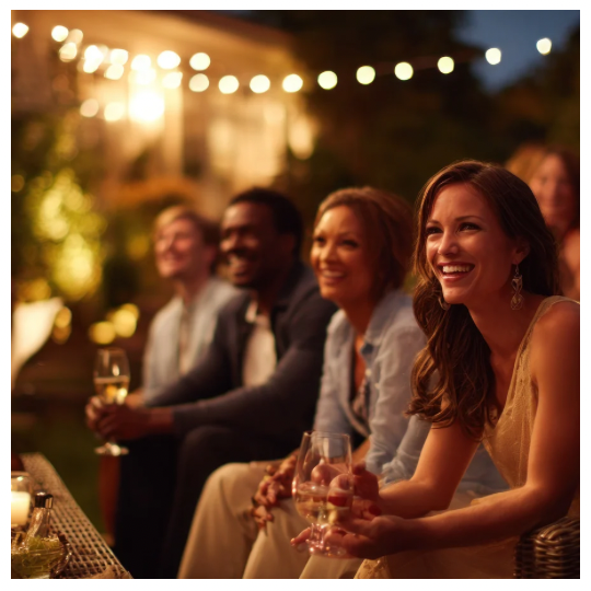 Affordable Funeral Ideas Colourful celebration of life funeral in a garden with family photos and flowers.